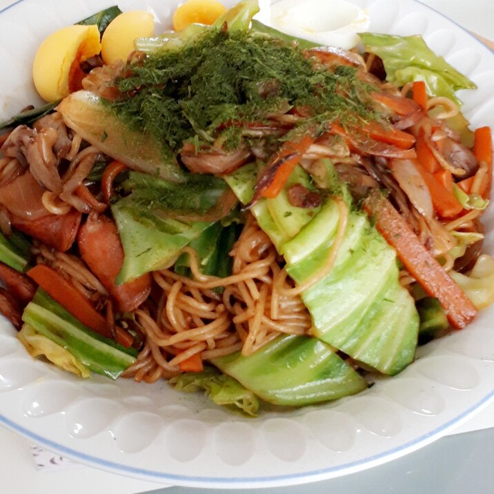 野菜たくさん焼きそば